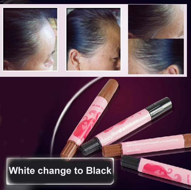 New Fast Temporary Hair Dye Color Pen Black Brown to Cover White Cream Pastel One-time Portable Chalk Non-toxic Crayon | Красота и