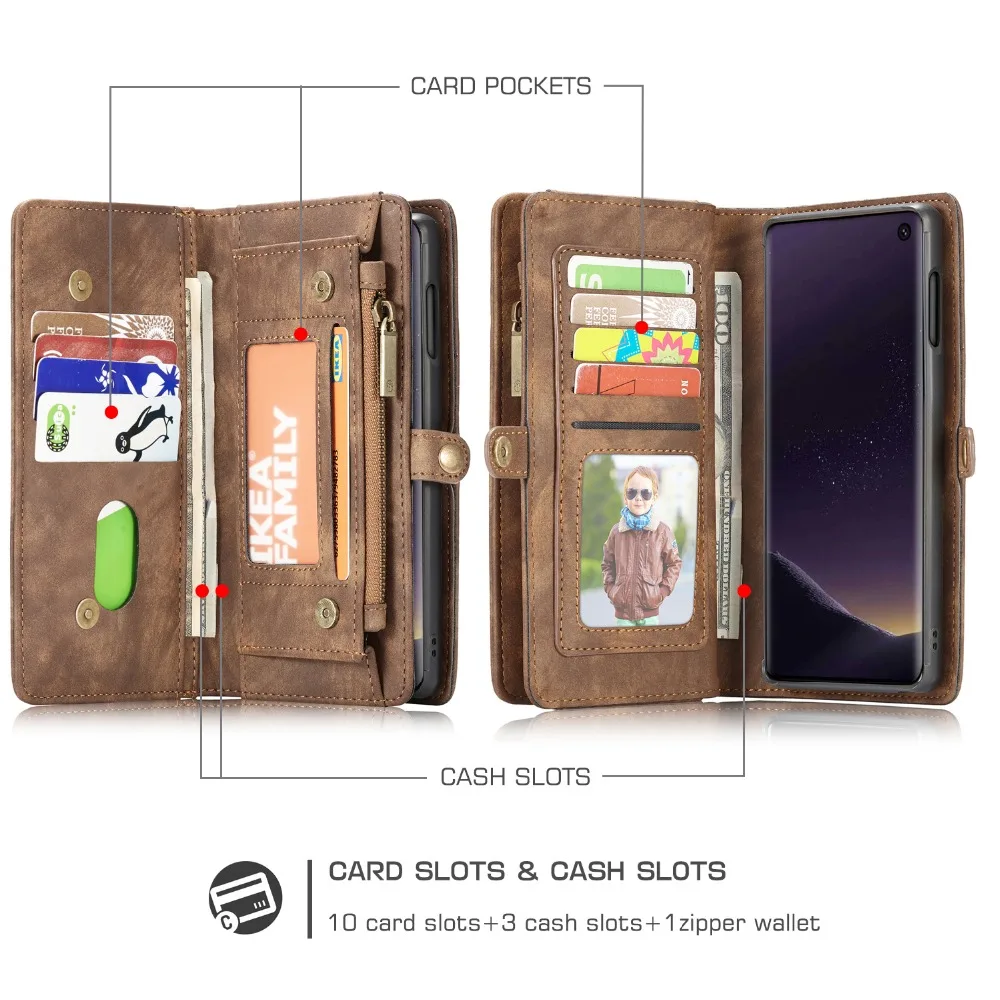 Чехол для Samsung Galaxy A50 чехол на молнии кошелек Магнитный кожаный S21 S20 Plus Note 20 Ultra S10 A71