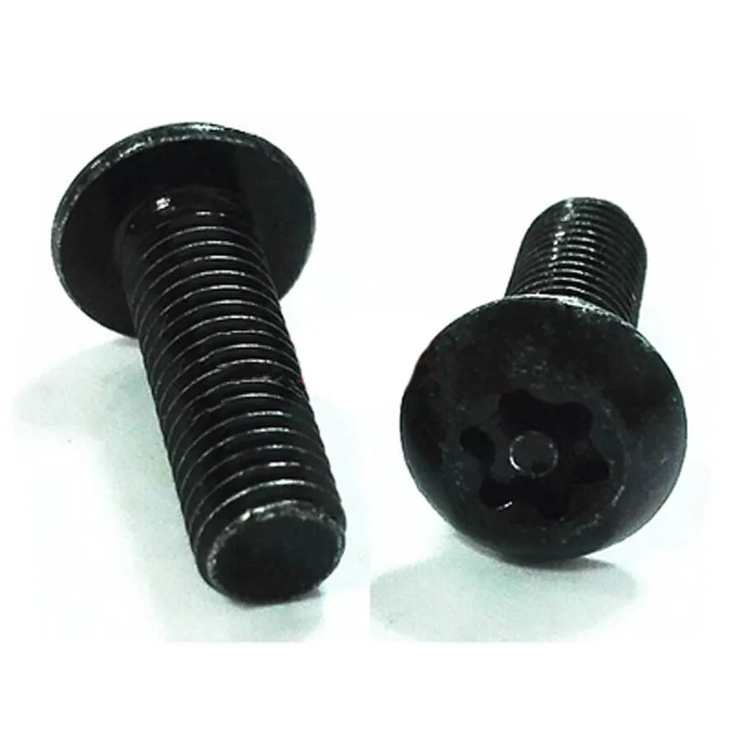 10pcs M6 Carbon steel black Pan head hexagonal column Round heads six stars Plum with needle torx Anti-theft 10mm-20mm Length
10pcs M6 Carbon steel black Pan head hexagonal column Round heads six stars Plum with needle torx Anti-theft 10mm-20mm Length