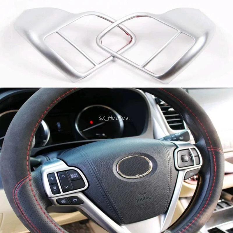 2PCS ABS Steering Wheel Button Cover Trims For Toyota Highlander 2015 Car Styling Auto Accessories Interior Decoration Sequins
2PCS ABS Steering Wheel Button Cover Trims For Toyota Highlander 2015 Car Styling Auto Accessories Interior Decoration Sequins