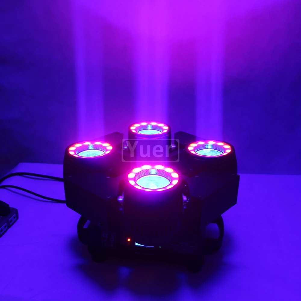 Stage Lighting LED 4 Heads 60W Moving Head Lights RGBW 4in1 Professional DMX512 For Disco DJ Music Party KTV Nightclub Lights
Stage Lighting LED 4 Heads 60W Moving Head Lights RGBW 4in1 Professional DMX512 For Disco DJ Music Party KTV Nightclub Lights