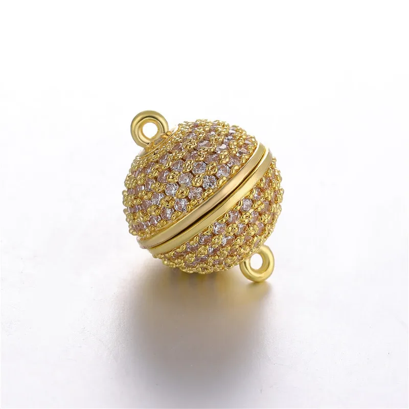 10 pieces Wholesale Luxury AAA Zircon CZ Pave Ball Magnetic Clasps Hooks For Necklace Bracelet End Beads Chain Clasp Findings
10 pieces Wholesale Luxury AAA Zircon CZ Pave Ball Magnetic Clasps Hooks For Necklace Bracelet End Beads Chain Clasp Findings