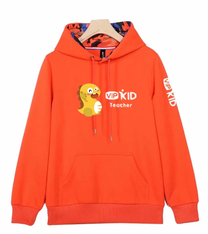 Индивидуальный заказ осень зима Vipkid учитель Дино теплые толстые толстовки кофты