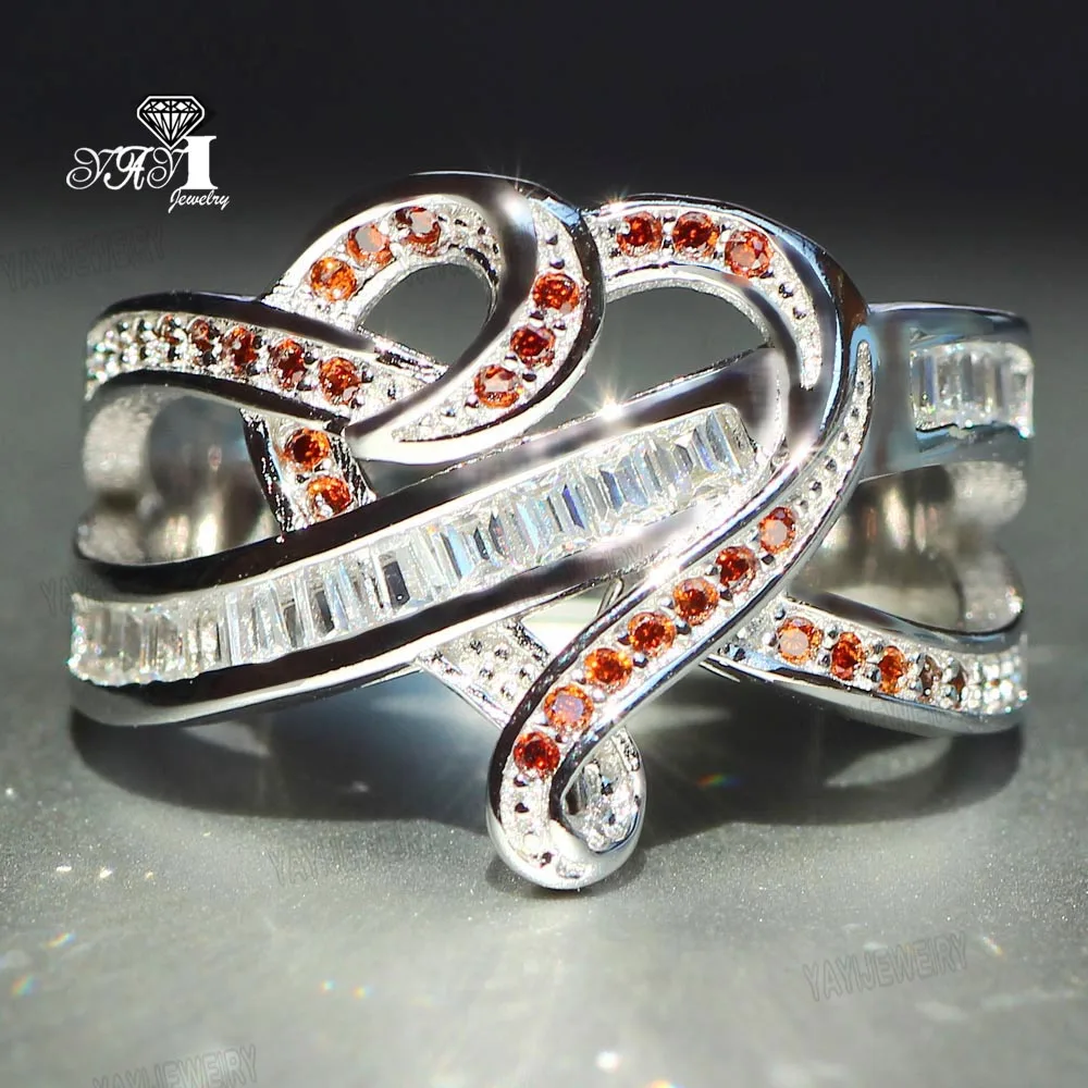 YaYI Jewelry Princess Cut 3.9 CT White Zircon Silver Color Engagement Rings wedding Heart Rings Girls Party Rings Gifts
YaYI Jewelry Princess Cut 3.9 CT White Zircon Silver Color Engagement Rings wedding Heart Rings Girls Party Rings Gifts