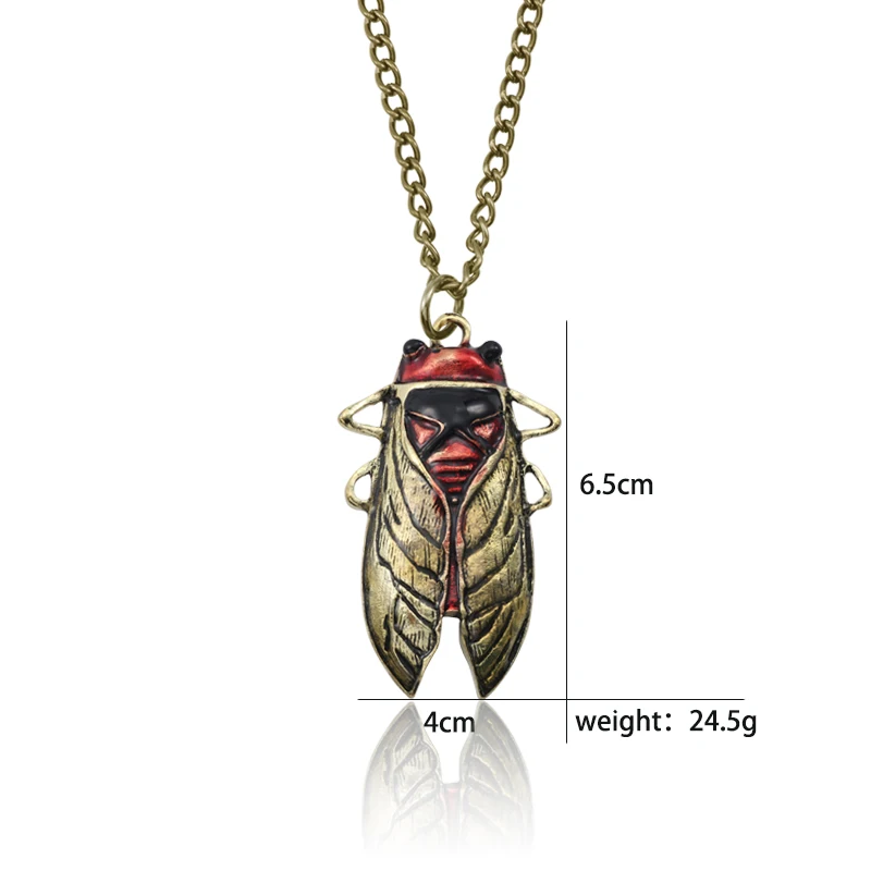 2019 Vintage Steampunk Cicada Ladybug Pendant Necklace Vintage Bronze Metal Animal Insect Ladybird Necklaces Women Men Jewelry
2019 Vintage Steampunk Cicada Ladybug Pendant Necklace Vintage Bronze Metal Animal Insect Ladybird Necklaces Women Men Jewelry