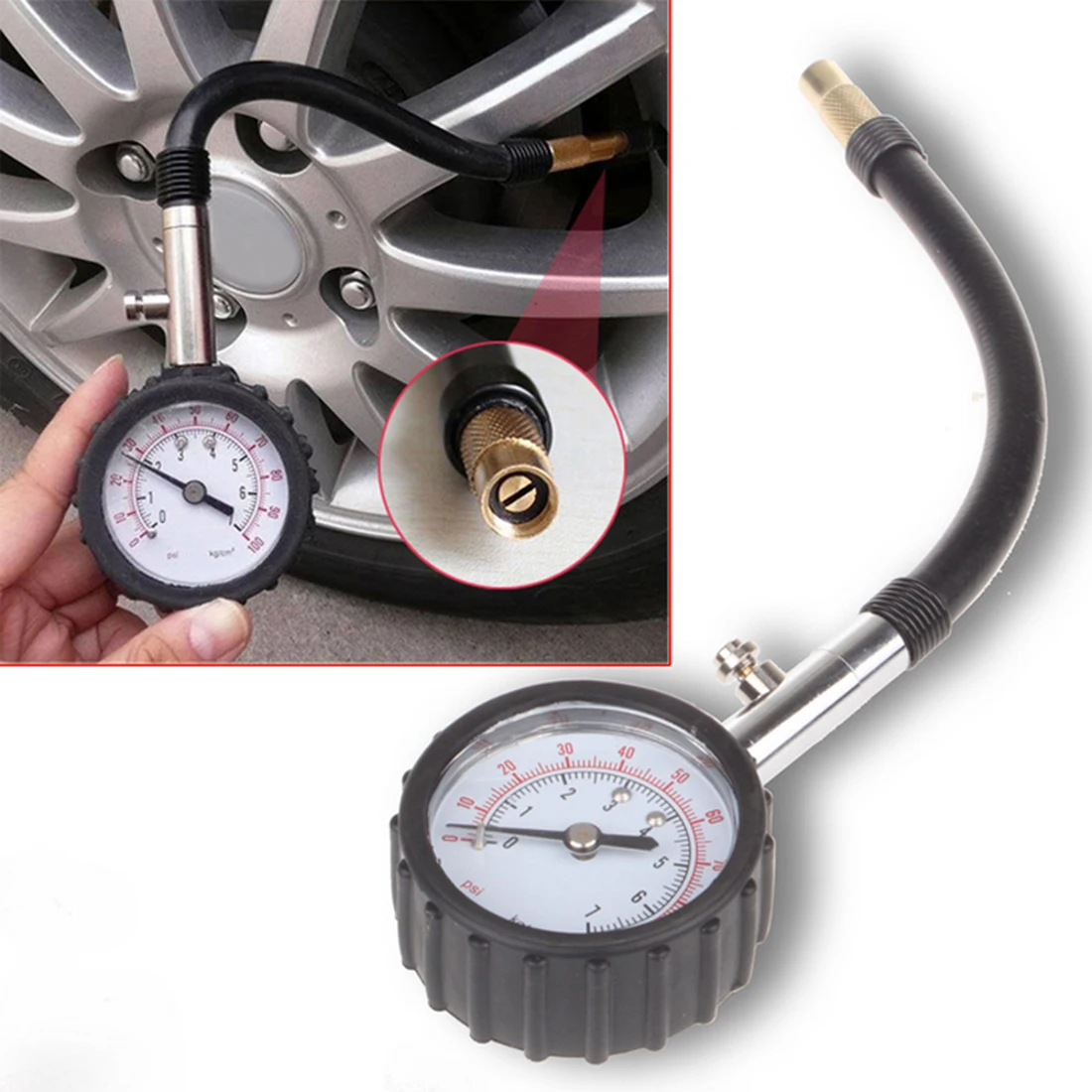 1pcs New Long Tube Auto Car Bike Motor Tyre Air Pressure Gauge Meter Tire Pressure Gauge Meter Vehicle Tester Monitoring System
1pcs New Long Tube Auto Car Bike Motor Tyre Air Pressure Gauge Meter Tire Pressure Gauge Meter Vehicle Tester Monitoring System