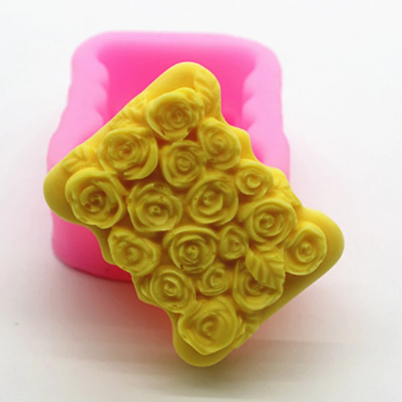 Silicone Mold Square Rose Flower 3D Soap Molds For Soap Making Fondant Cake Decorating Tool Silicone Mould DIY Craft Supplies
Silicone Mold Square Rose Flower 3D Soap Molds For Soap Making Fondant Cake Decorating Tool Silicone Mould DIY Craft Supplies