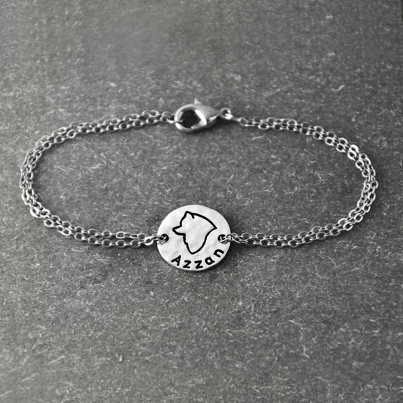 Samoyed bracelet, Personalized Dog Bracelet ,alloy Dog Pendant, Personalized Pets name, Dog Lover Gift
Samoyed bracelet, Personalized Dog Bracelet ,alloy Dog Pendant, Personalized Pets name, Dog Lover Gift