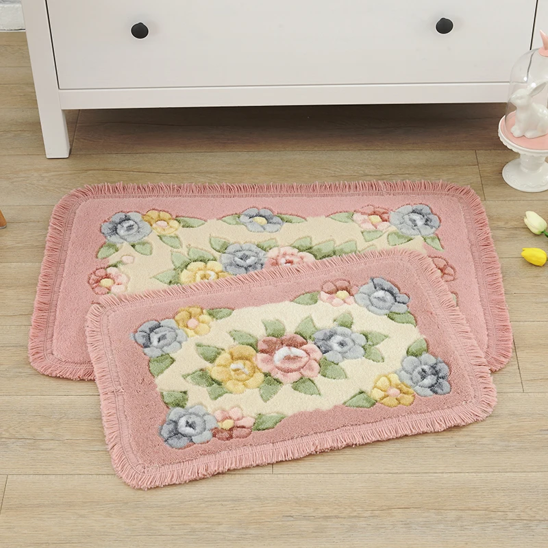 Flower Printing Classic Bathroom Carpet Mat Rug, 1 PCS Anti-Slip Floor Bath Mat Carpet, Bath Carpet Mat Toilet Rug Alfombra
Flower Printing Classic Bathroom Carpet Mat Rug, 1 PCS Anti-Slip Floor Bath Mat Carpet, Bath Carpet Mat Toilet Rug Alfombra