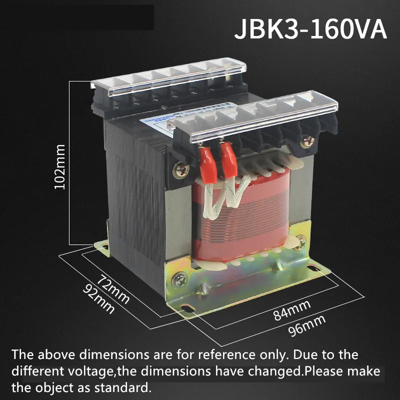 JBK3-160VA трансформатор управления станком JBK3-150VA380V различные 6, 3 v24v110v220v
JBK3-160VA трансформатор управления станком JBK3-150VA380V различные 6, 3 v24v110v220v