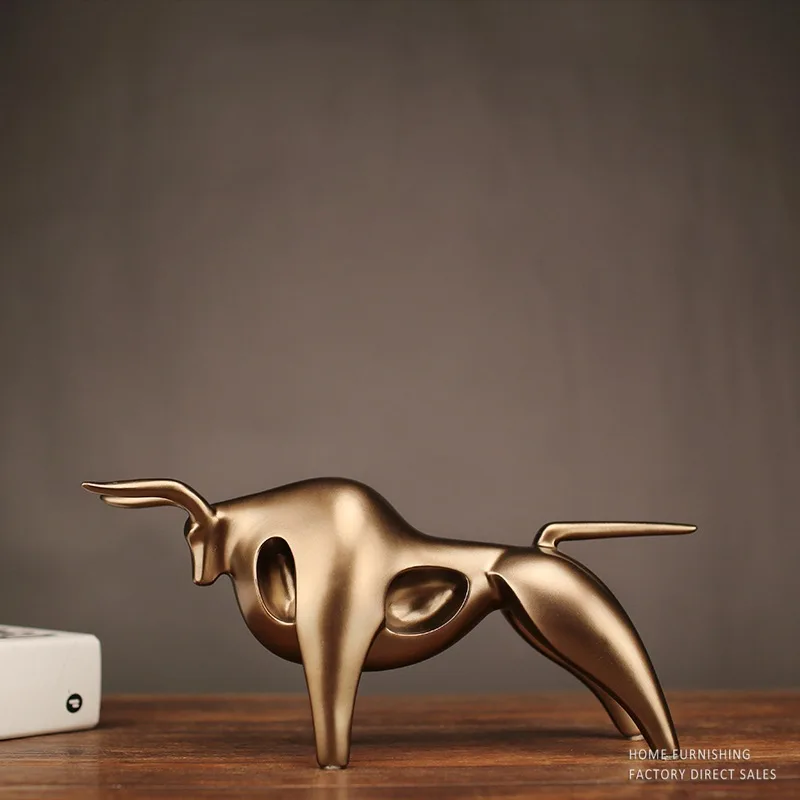 Hot Sale Modern Abstract Golden Calf Statue Resin Decoration Home Accessories Gift Geometric Taurus Sculpture Cra R567
Hot Sale Modern Abstract Golden Calf Statue Resin Decoration Home Accessories Gift Geometric Taurus Sculpture Cra R567