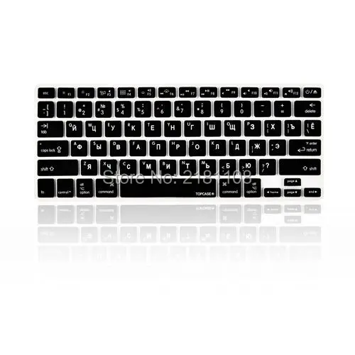 Russian / English Silicone Keyboard Cover for Macbook Pro 13" 15" 17" A1278 A1286
Russian / English Silicone Keyboard Cover for Macbook Pro 13" 15" 17" A1278 A1286