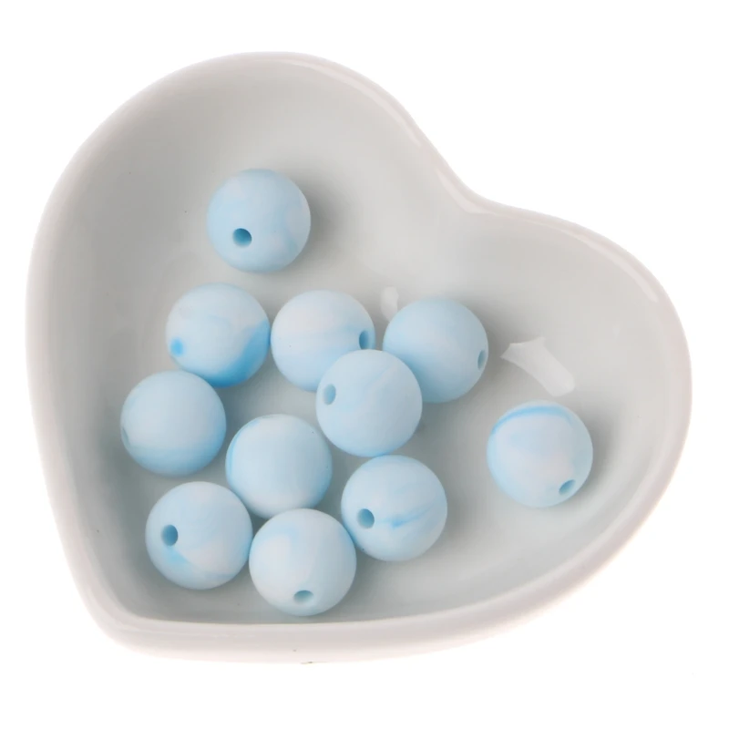10Pcs DIY Teethers Necklace Baby Silicone Round Teether Beads Baby Care Chew Toys
10Pcs DIY Teethers Necklace Baby Silicone Round Teether Beads Baby Care Chew Toys
