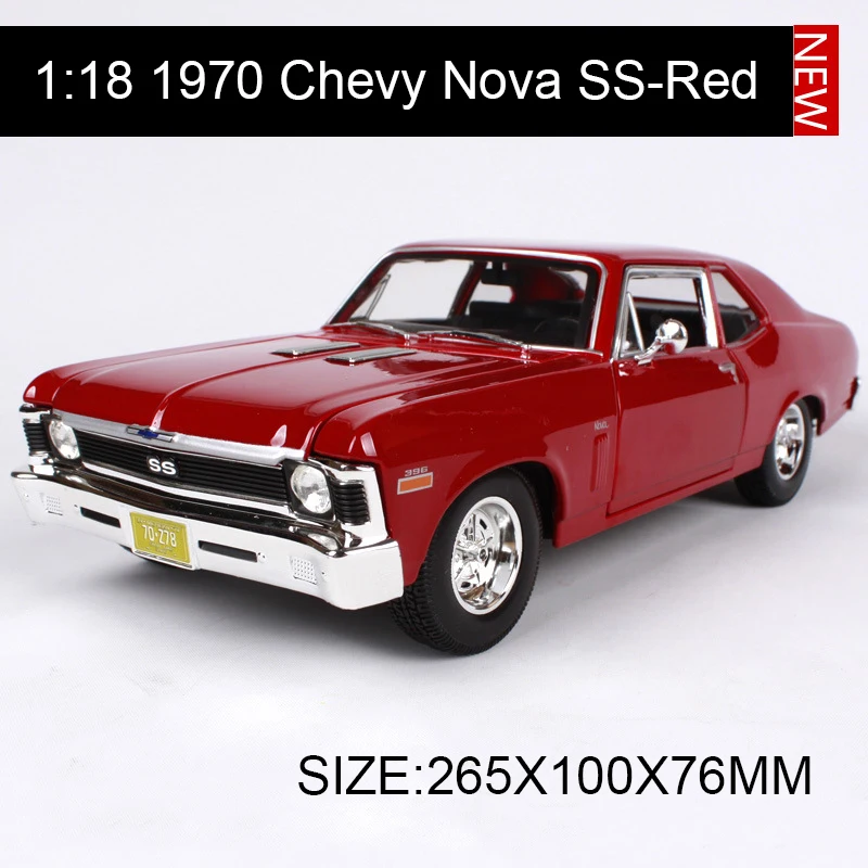 Автомобиль Maisto 1:18, литая модель автомобиля 1970 Chevy Nova SS, модель автомобиля из металлического сплава 1:18, коллекционные модели, игрушки для пода...
Автомобиль Maisto 1:18, литая модель автомобиля 1970 Chevy Nova SS, модель автомобиля из металлического сплава 1:18, коллекционные модели, игрушки для пода...