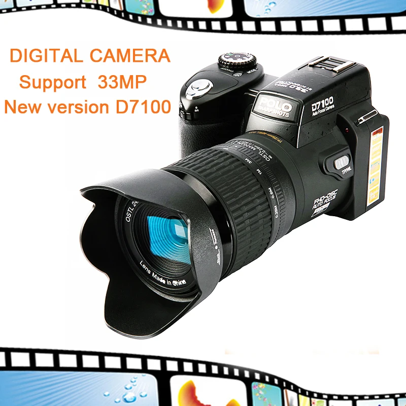 D7100 Цифровая Камера 13MP Поддержка 33MP Full HD Автофокус с 24x Оптический Зум