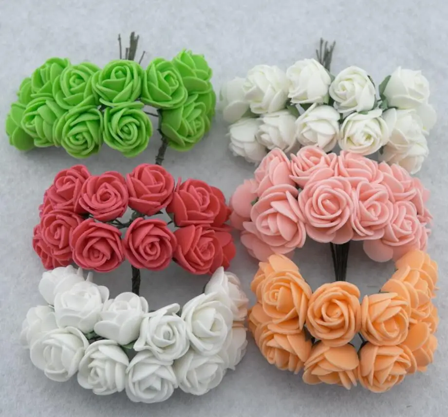 144pcs 2cm Artificial PE Latex Rose Flower For Wedding Kissing Ball Wreath Bouquet Making Flower Craft
144pcs 2cm Artificial PE Latex Rose Flower For Wedding Kissing Ball Wreath Bouquet Making Flower Craft