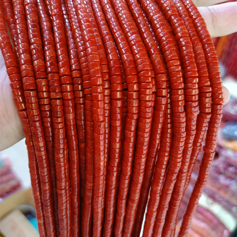 2x4mm Loose Spacer Coral Beads DIY Bracelet Necklace Accessories Coral Heishi Beads For Jewelry Making Strand 15''
2x4mm Loose Spacer Coral Beads DIY Bracelet Necklace Accessories Coral Heishi Beads For Jewelry Making Strand 15''