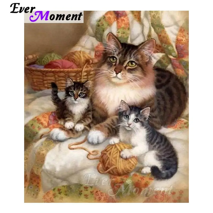 Ever Moment Diamond Painting Cat Animal Cross Stitch Square Round Stones 5D DIY Diamond Embroidery Home Gift ASF1267
Ever Moment Diamond Painting Cat Animal Cross Stitch Square Round Stones 5D DIY Diamond Embroidery Home Gift ASF1267