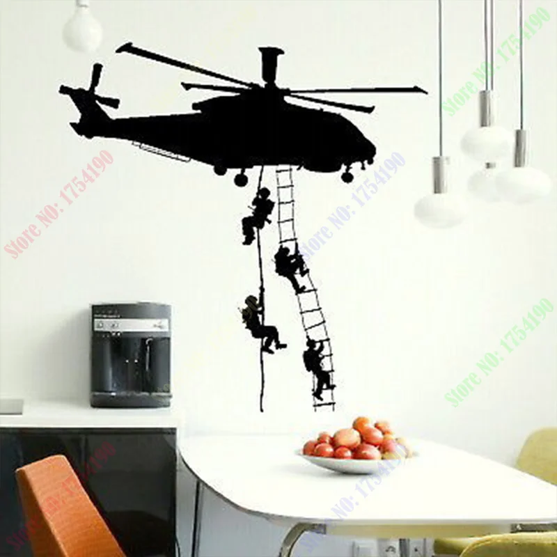Free Shipping New Helicopter Army Sticker Adhesive Vinly Wall Art For Boys Bedroom Huge Marines Wall Stickers Home Decoration
Free Shipping New Helicopter Army Sticker Adhesive Vinly Wall Art For Boys Bedroom Huge Marines Wall Stickers Home Decoration