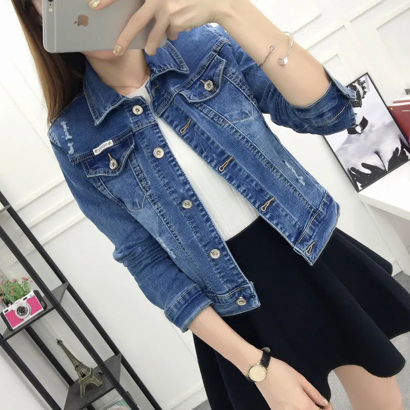 Jacket female 2019 summer new cowboy jacket short section Slim was thin casual jacket long sleeve temperament small coat
Jacket female 2019 summer new cowboy jacket short section Slim was thin casual jacket long sleeve temperament small coat