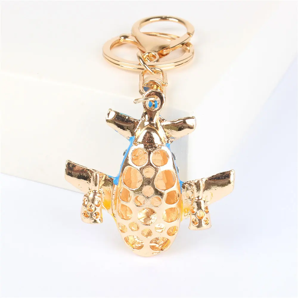 Plane Airplane Aircraft Pendant Charm Rhinestone Crystal Key Chain Ring for Handbag Purse Carkey Carkeying
Plane Airplane Aircraft Pendant Charm Rhinestone Crystal Key Chain Ring for Handbag Purse Carkey Carkeying