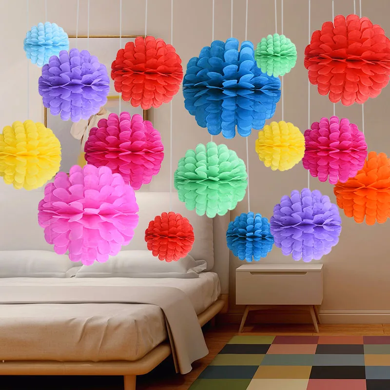 5pcs 20/25cm Decorative Tissue Paper Flower Balls DIY Pom Poms Paper Ball for Baby Shower Wedding Marriage Room Decoration 8
5pcs 20/25cm Decorative Tissue Paper Flower Balls DIY Pom Poms Paper Ball for Baby Shower Wedding Marriage Room Decoration 8