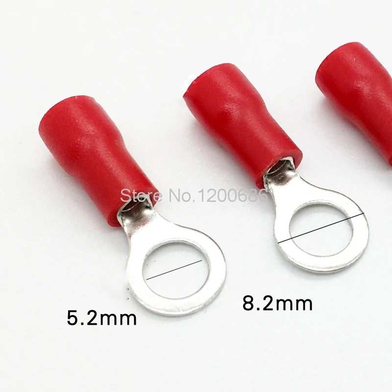 RV1.25-5S round pre-insulated terminal cold-pressing terminal copper nose RV1-5 100 only
RV1.25-5S round pre-insulated terminal cold-pressing terminal copper nose RV1-5 100 only