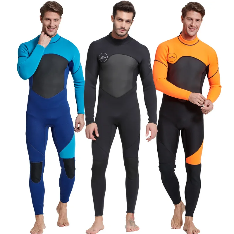 Men's Full Body Wetsuit, 3mm Neoprene Long Sleeves Dive Suit - Perfect For Swimming/Scuba Diving/Snorkeling/Surfing Orange
Men's Full Body Wetsuit, 3mm Neoprene Long Sleeves Dive Suit - Perfect For Swimming/Scuba Diving/Snorkeling/Surfing Orange