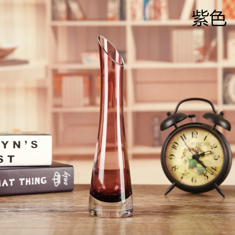 Creative Oblique Mouth Gradient Color Glass Vase Home Decor Decoration Hydroponic Holder Container Ornaments Plants Bottle
Creative Oblique Mouth Gradient Color Glass Vase Home Decor Decoration Hydroponic Holder Container Ornaments Plants Bottle
