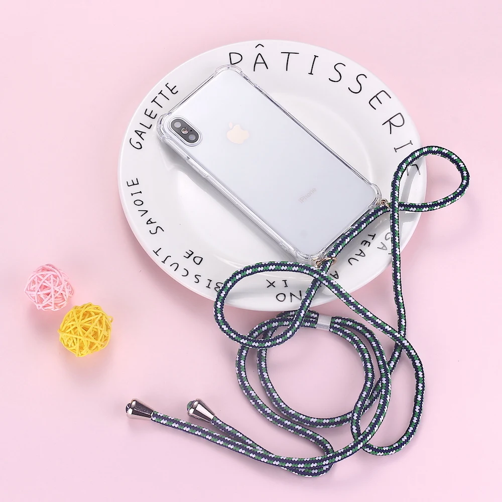 Strap Cord Chain Phone Elegant Necklace Lanyard Mobile Phone Case for Carry Cover Case to Hang For iPhone 11 XS Max XR X 7Plus
Strap Cord Chain Phone Elegant Necklace Lanyard Mobile Phone Case for Carry Cover Case to Hang For iPhone 11 XS Max XR X 7Plus