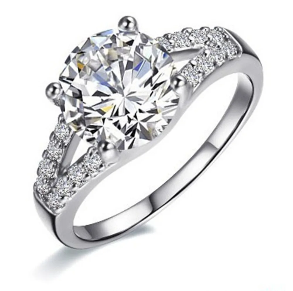 Gorgeous 2Ct Ring for women 925 Sterling Silver Engagement Ring lovely promise Prong setting
Gorgeous 2Ct Ring for women 925 Sterling Silver Engagement Ring lovely promise Prong setting