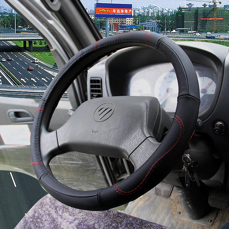 KKYSYELVA Genuine Leather Steering Wheel Covers for Car Bus Truck 36 38 40 42 45 47 50cm Diameter Auto Steering-wheel cover
KKYSYELVA Genuine Leather Steering Wheel Covers for Car Bus Truck 36 38 40 42 45 47 50cm Diameter Auto Steering-wheel cover