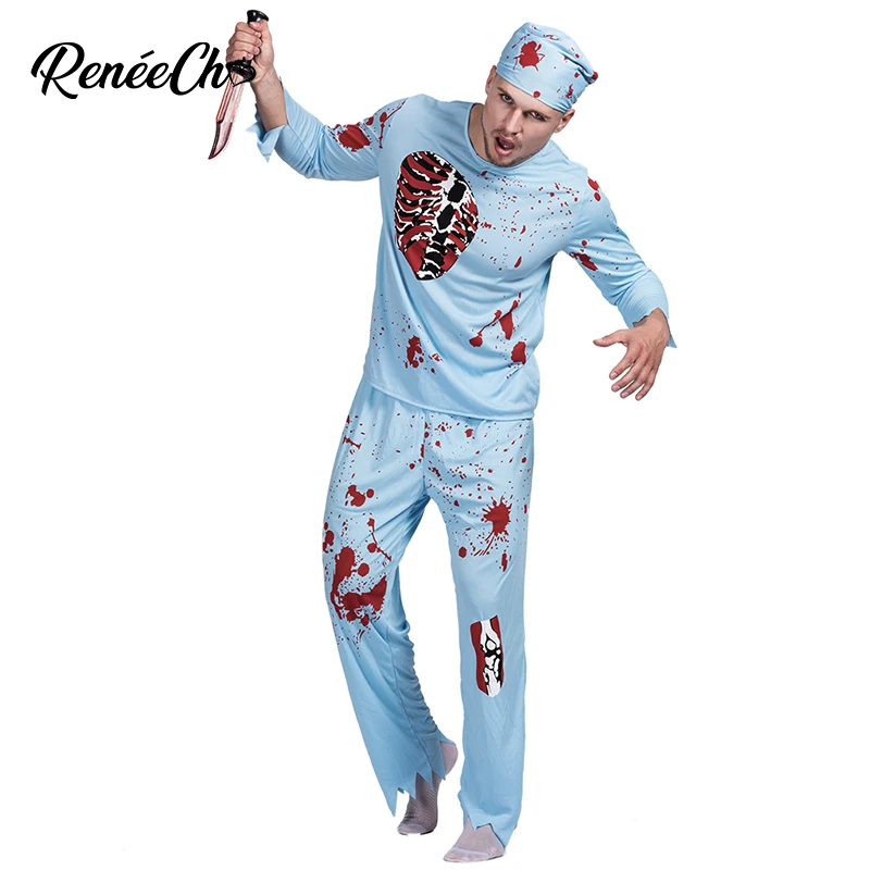 Reneecho Halloween Costume For Adult Men Zombie Doctor Costume Scary Vampire Costume Horror Party Cosplay
Reneecho Halloween Costume For Adult Men Zombie Doctor Costume Scary Vampire Costume Horror Party Cosplay
