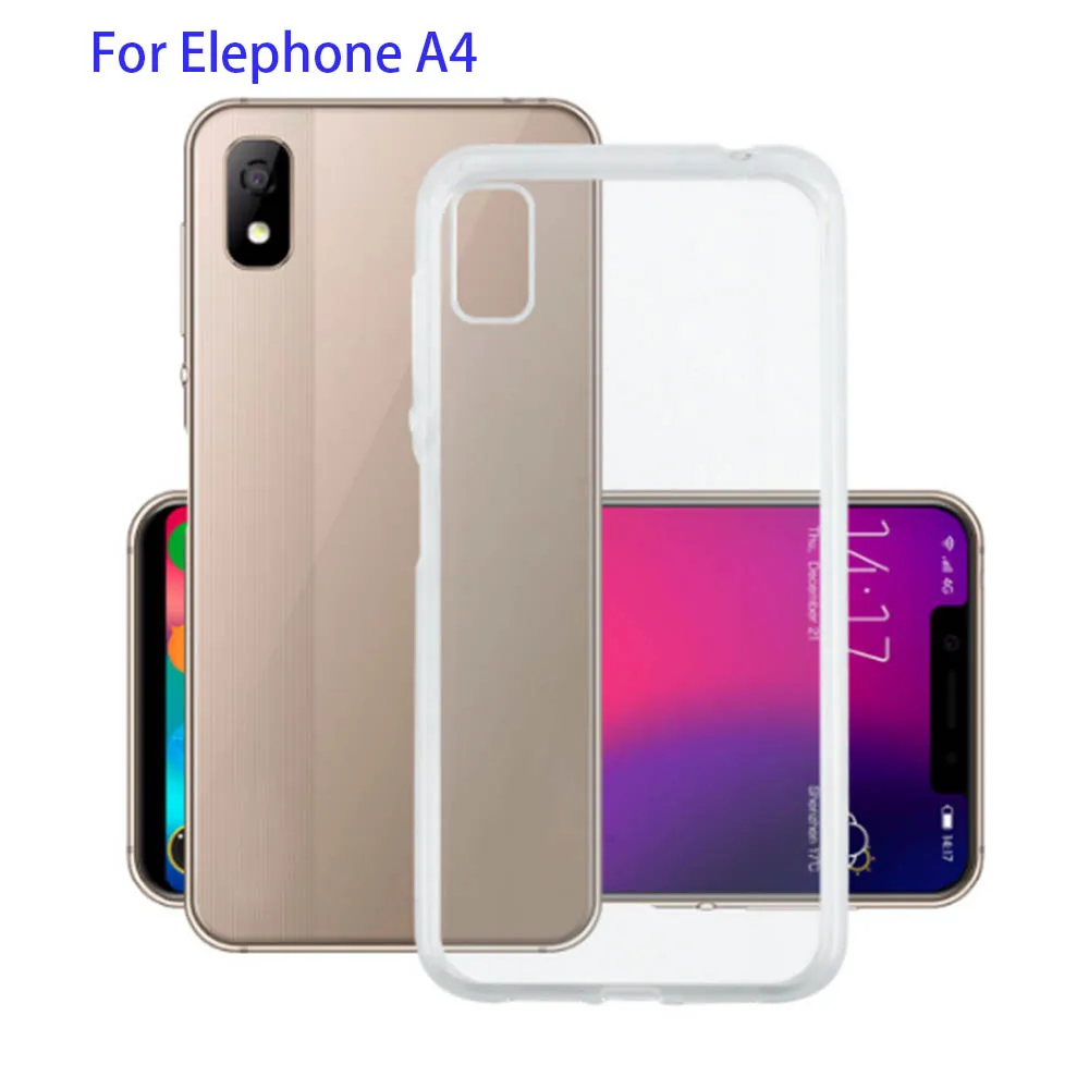 Мягкий термополиуретановый чехол Naxtop для Elephone A4 / Pro A5 Lite/S7 с защитой от царапин