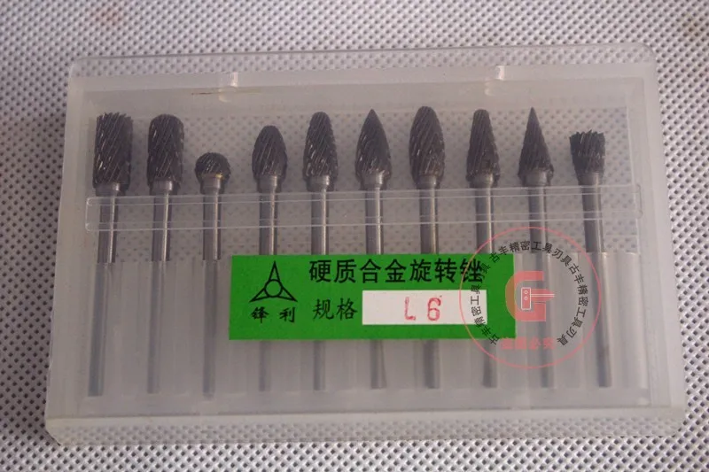Free Shipping 10PC Tungsten Carbide Rotary Burrs Set Dremel Accessories for Rotary Tools Milling Cutter Engraving Bits
Free Shipping 10PC Tungsten Carbide Rotary Burrs Set Dremel Accessories for Rotary Tools Milling Cutter Engraving Bits