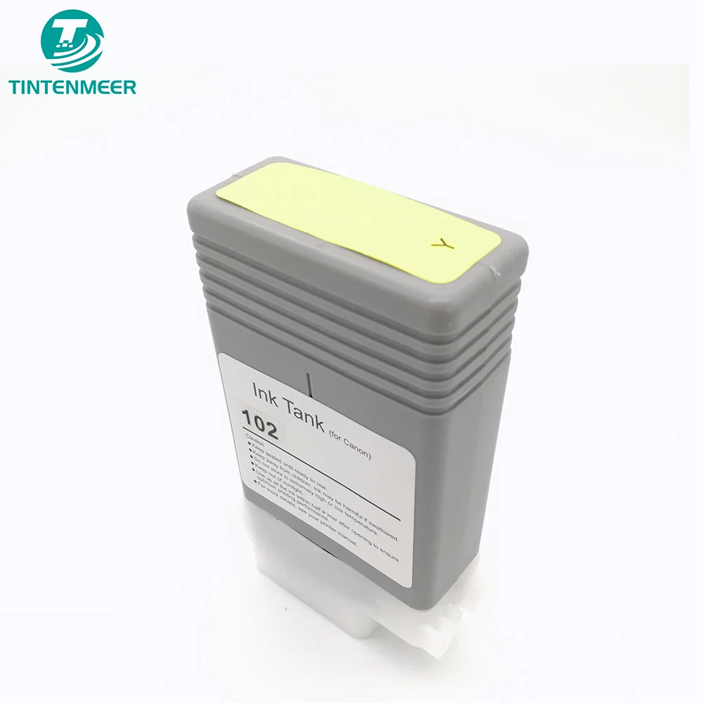

TINTENMEER ink cartridge pfi-102 pfi 102 Yellow compatible for canon iPF500 iPF510 iPF600 iPF605 iPF610 iPF650 iPF655 printer