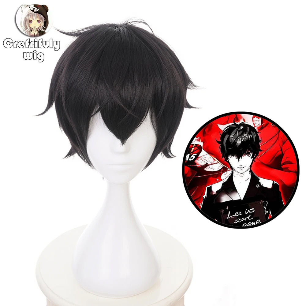 2019 Game High quality P5 Persona 5 Kurusu Akira Joker Cosplay Wig Anti-wrinkle Syntheitc Hair Anime Hairpiece
2019 Game High quality P5 Persona 5 Kurusu Akira Joker Cosplay Wig Anti-wrinkle Syntheitc Hair Anime Hairpiece
