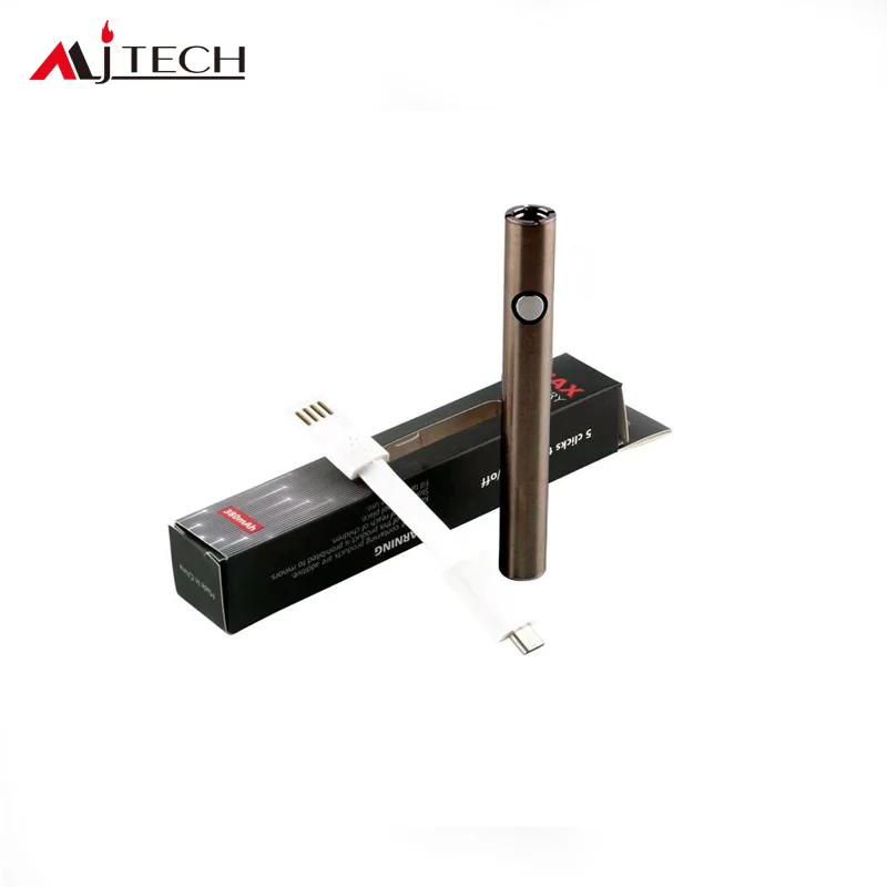 Original Electrnic cigarettes Mods Mjtech Max Preheat Battery Variable Voltage Bottom Charge Vape 510 Battery Thick Oil Power
Original Electrnic cigarettes Mods Mjtech Max Preheat Battery Variable Voltage Bottom Charge Vape 510 Battery Thick Oil Power