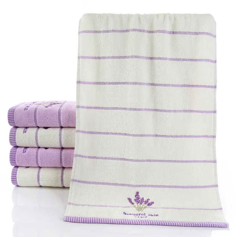 Quick-drying 100% Cotton Thicken Stripe Face Towels Lavender Pattern Absorbent Face hand Towels Terry 1pc Hot Sale
Quick-drying 100% Cotton Thicken Stripe Face Towels Lavender Pattern Absorbent Face hand Towels Terry 1pc Hot Sale