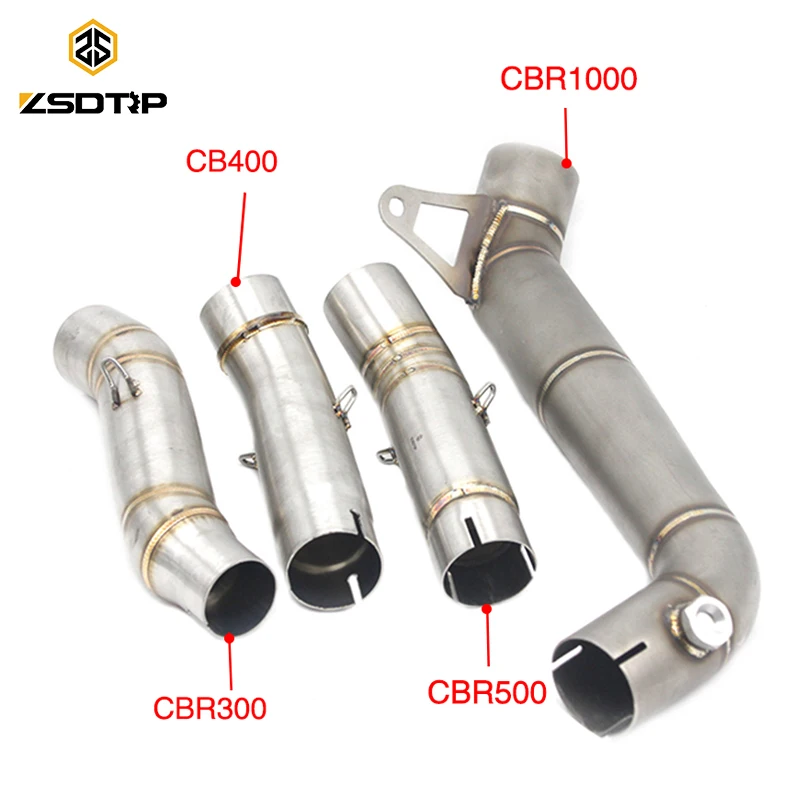 ZSDTRP Motorcycle 61mm Exhaust Middle Pipe for HONDA CBR1000RR 2008-2016 Slip-On CBR300 CB400 CBR500 Exhaust Muffler Pipe
ZSDTRP Motorcycle 61mm Exhaust Middle Pipe for HONDA CBR1000RR 2008-2016 Slip-On CBR300 CB400 CBR500 Exhaust Muffler Pipe