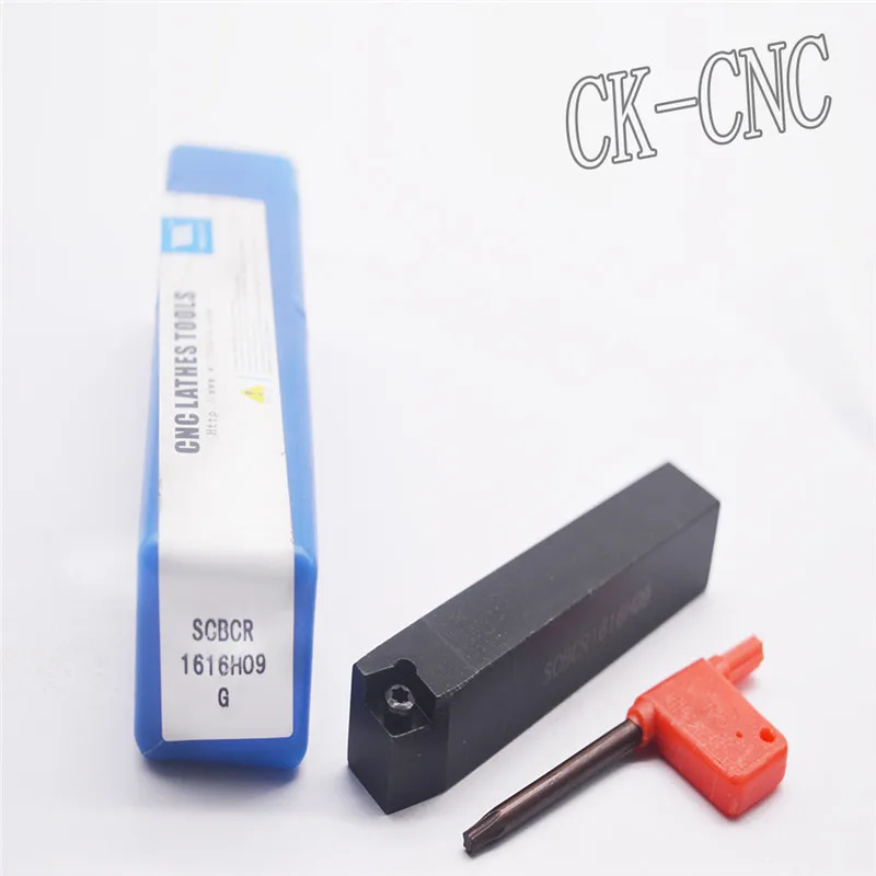 SCBCR1616H09 16*16*100mm 80degreeCNC Lathe External Cutting Tool Right Holder For CC**09T3 inserts
SCBCR1616H09 16*16*100mm 80degreeCNC Lathe External Cutting Tool Right Holder For CC**09T3 inserts