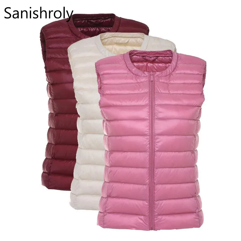 Sanishroly Women Ultra Light Down Vest Parka 2022 Autumn Winter White Duck Down Coat Female Sleeveless Warm Puffer Waistcoat 4XL
Sanishroly Women Ultra Light Down Vest Parka 2022 Autumn Winter White Duck Down Coat Female Sleeveless Warm Puffer Waistcoat 4XL