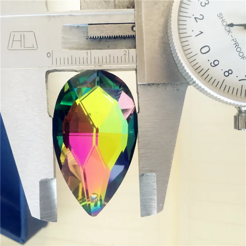 120pcs 38mm Almond Rainbow Glass Prism Chandelier Hanging Pendants For Lighting Crystal Drop Suncatchers For Home Decoration
120pcs 38mm Almond Rainbow Glass Prism Chandelier Hanging Pendants For Lighting Crystal Drop Suncatchers For Home Decoration