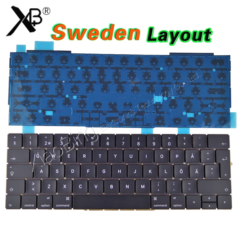 Клавиатура с подсветкой для MacBook Pro, 13,3 дюйма, Retina A1706, шведская клавиатура SE, 2016, 2017, MLH12, MPXV2, EMC3071, EMC3163
Клавиатура с подсветкой для MacBook Pro, 13,3 дюйма, Retina A1706, шведская клавиатура SE, 2016, 2017, MLH12, MPXV2, EMC3071, EMC3163
