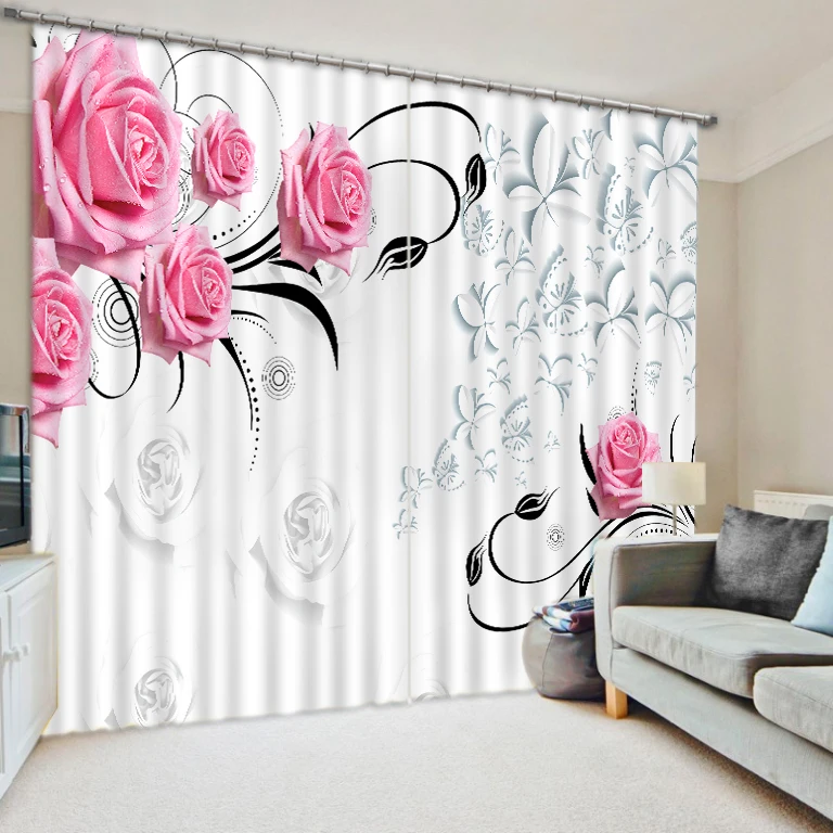 New Arrival Curtain butterfly flower nature Window Curtains For Living room Curtains For Bedroom
New Arrival Curtain butterfly flower nature Window Curtains For Living room Curtains For Bedroom