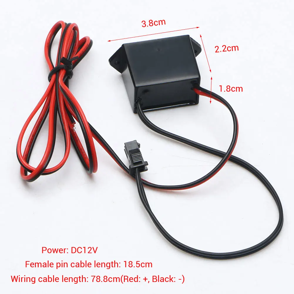 Power EL Wire Driver Inverter for Light Strip Mini Inverter DC12V 1-5M 185mmEL Wire Cable Neon Glow Inverter Festival Decoration
Power EL Wire Driver Inverter for Light Strip Mini Inverter DC12V 1-5M 185mmEL Wire Cable Neon Glow Inverter Festival Decoration