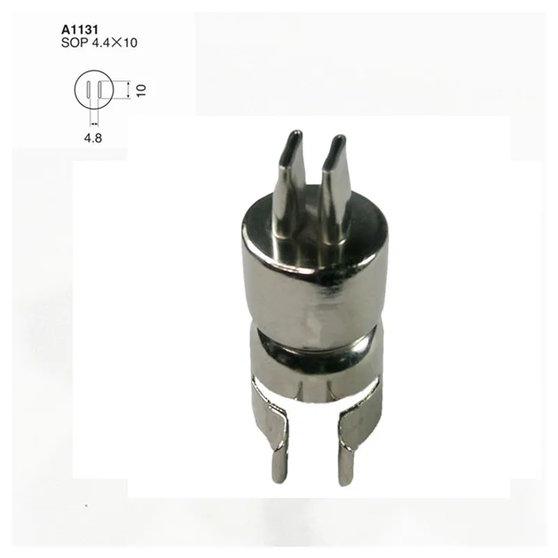 1Pcs 4.4 * 10MM SOP Package Nozzle A1131 Hot Air Gun Nozzle 850 852 852D + 862d + Demolition of Welding Wind Mouth BGA Wind Tsui
1Pcs 4.4 * 10MM SOP Package Nozzle A1131 Hot Air Gun Nozzle 850 852 852D + 862d + Demolition of Welding Wind Mouth BGA Wind Tsui