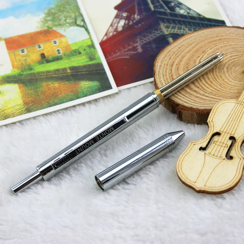 3+1 Multi Function Pen 3 Color Ball Pens plus Mechanical Pencil 0.7mm/0.5mm Magic Metal Multifunctional Pencils
3+1 Multi Function Pen 3 Color Ball Pens plus Mechanical Pencil 0.7mm/0.5mm Magic Metal Multifunctional Pencils
