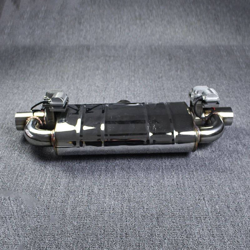 Глушитель с клапаном 76 мм электрический глушитель выходной S304 клапан вход до 63