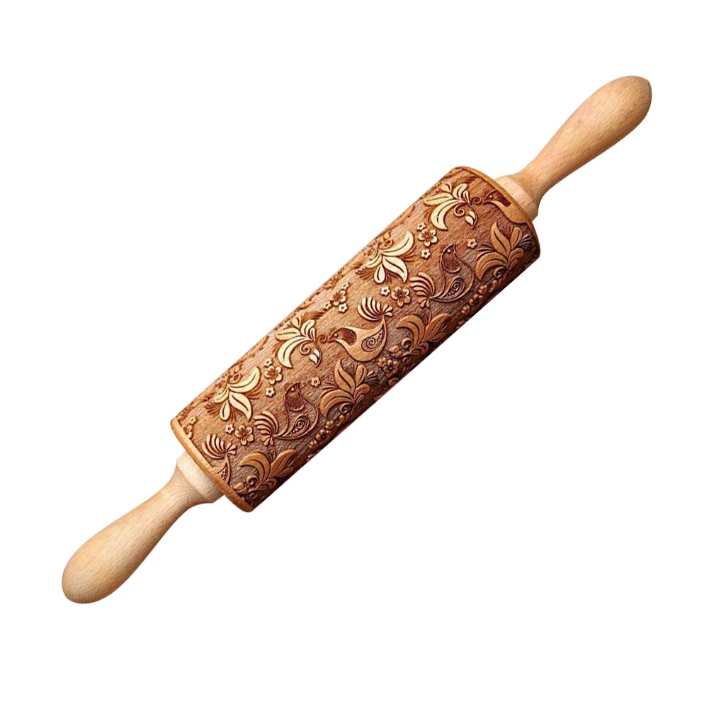 1 Pcs Wooden Rolling Pin Embossing Baking Christmas Elk Cookies Noodle Biscuit Fondant
1 Pcs Wooden Rolling Pin Embossing Baking Christmas Elk Cookies Noodle Biscuit Fondant